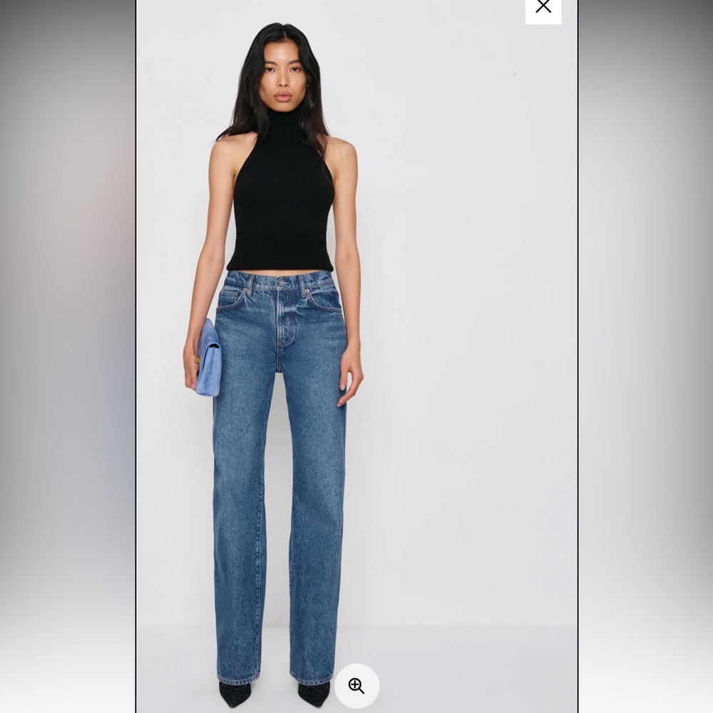 Reformation Val 90s Mid Rise Straight Jeans